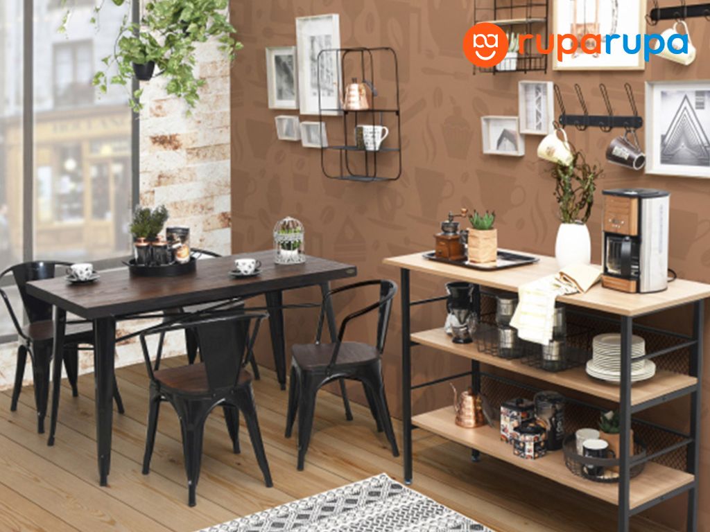 4 Cara Mudah Menciptakan Ruang Makan ala Kedai Kopi : e-Kompas.ID